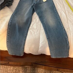 Levi's Wedgie Straight Light Blue Denim Jeans